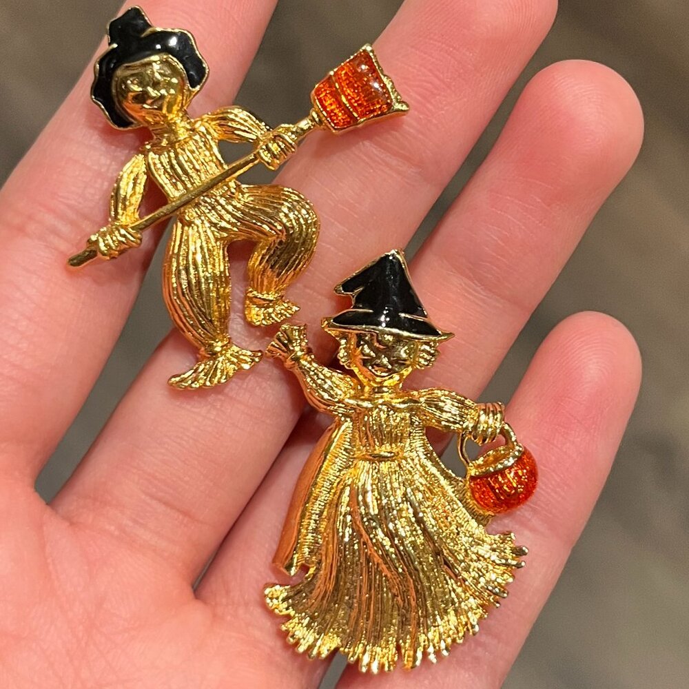 Avon Vintage Limited Edition Holiday Halloween Brooches